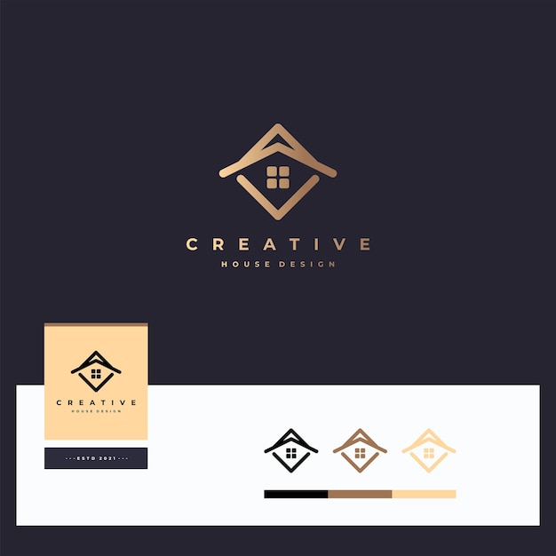 Creatief huis logo