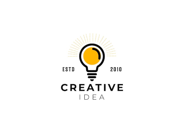 Creatief idee vector ontwerp. Smart writer-logotype