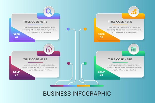 Creatief infographic concept vector sjabloon illustratie.