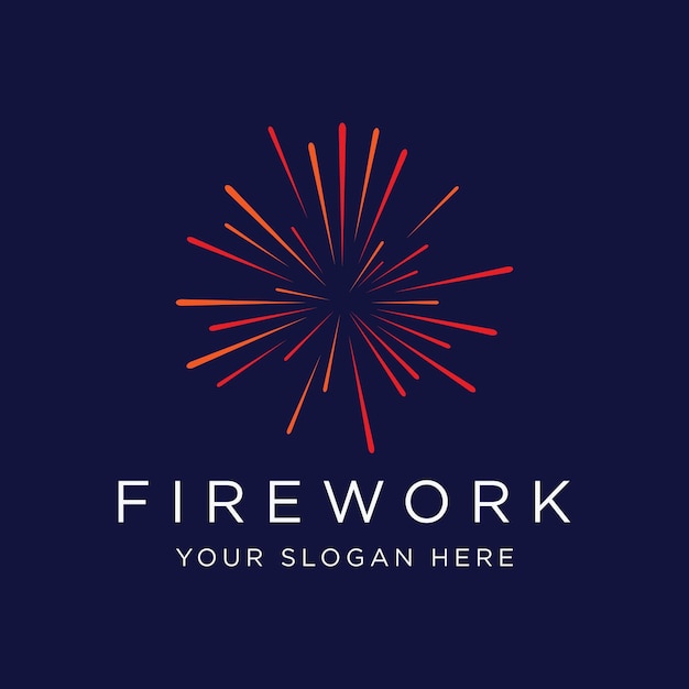 Creatief kleurrijk vonk logo ontwerp in moderne stijl Logotype voor zakelijk merk viering vuurwerk sterren