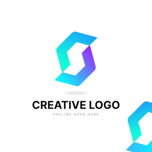 Vector creatief logo, uniek logo, professioneel logo