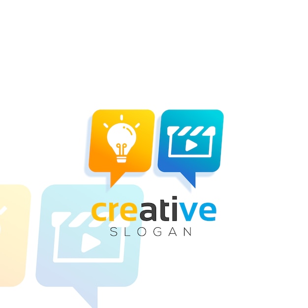 Vector creatief logo