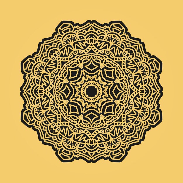 Vector creatief luxe premium bold mandala art eps vector template design