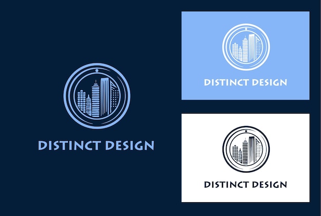 Vector creatief modern bedrijfsvectorlogo-identiteitsontwerp