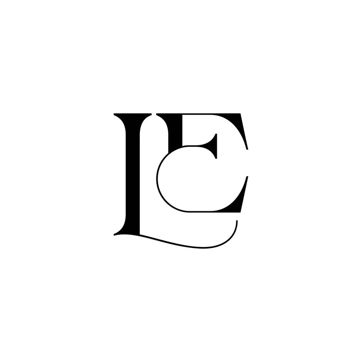 Vector creatief modern minimalistisch tijdloos negatief ruimte monogram logo ontwerp