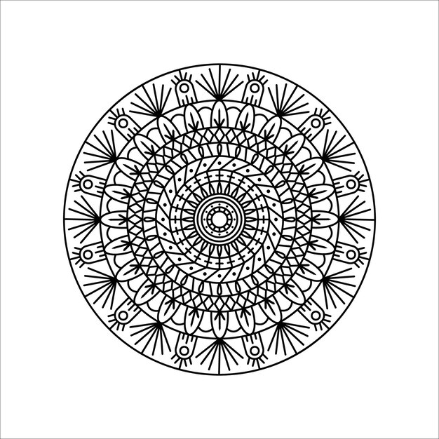 Creatief overzicht Mandala