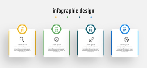 Creatief sjabloon tijdlijn infographic ontwerpelement