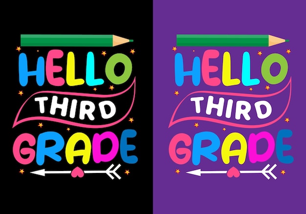 Creatief Terug naar school t-shirtontwerp 100 dagen school typografie nieuw t-shirtontwerp
