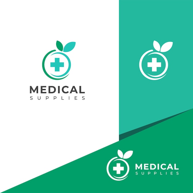 Creatief vectorlogo voor medische benodigdheden