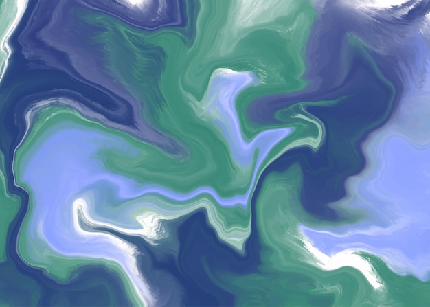 Creatieve abstracte vloeiende kunst met vloeibaar marmereffect