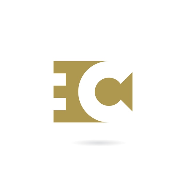 Creatieve C Logo pictogram initialen gebaseerd Letters in vector