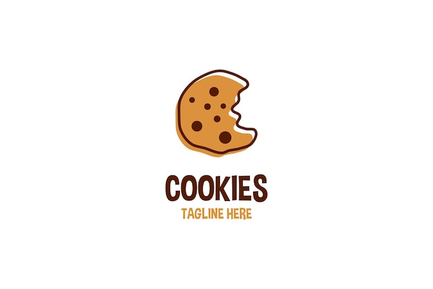 Creatieve cookie bakkerij logo ontwerp vector sjabloon illustratie