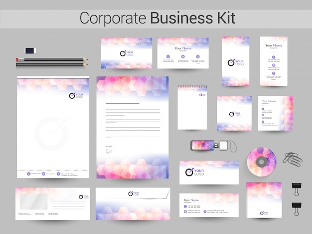 Creatieve Corporate Identity of Business Kit.