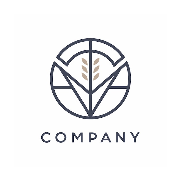 Creatieve en elegante minimalistische logoontwerpvector voor elk merkbedrijf