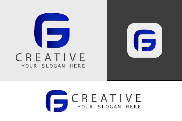 creatieve gf-briefsjabloon met logo