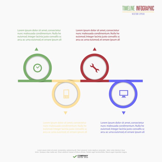 Creatieve infografische elementen eps10business ideeën vector afbeelding