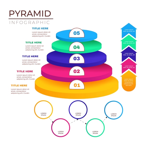 Creatieve infographic ontwerpvector