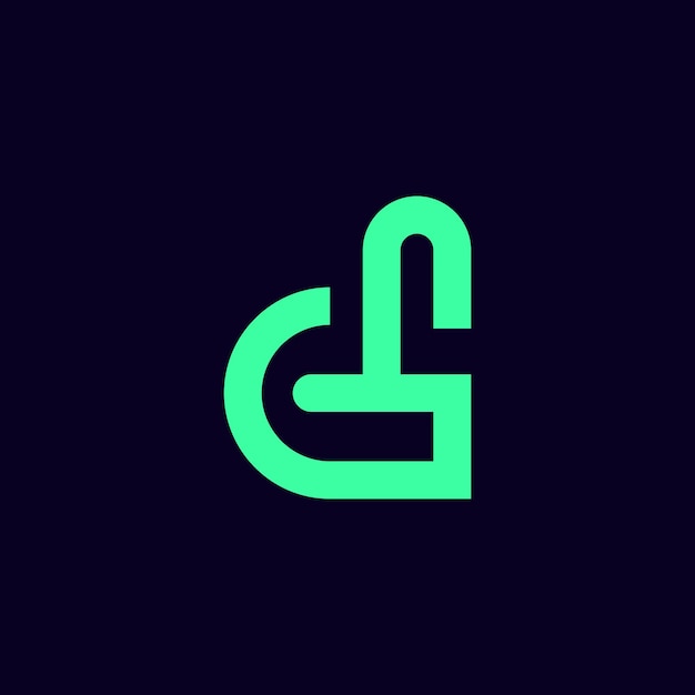 creatieve letter d logo ontwerp vector illustratie