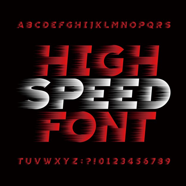 Creatieve lettertypeontwerpvector