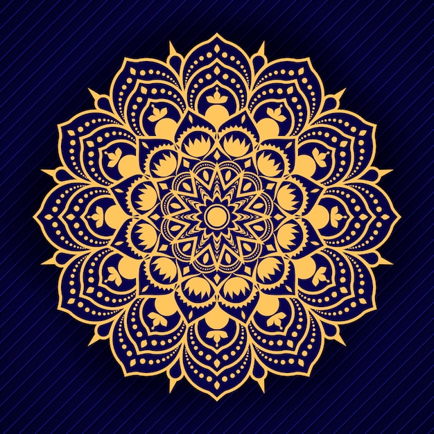 Creatieve luxe arabesque mandala achtergrond