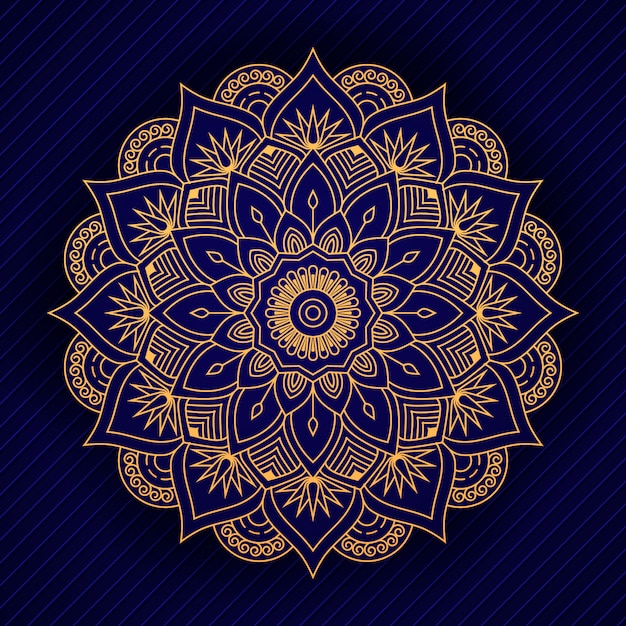 Creatieve luxe arabesque mandala achtergrond