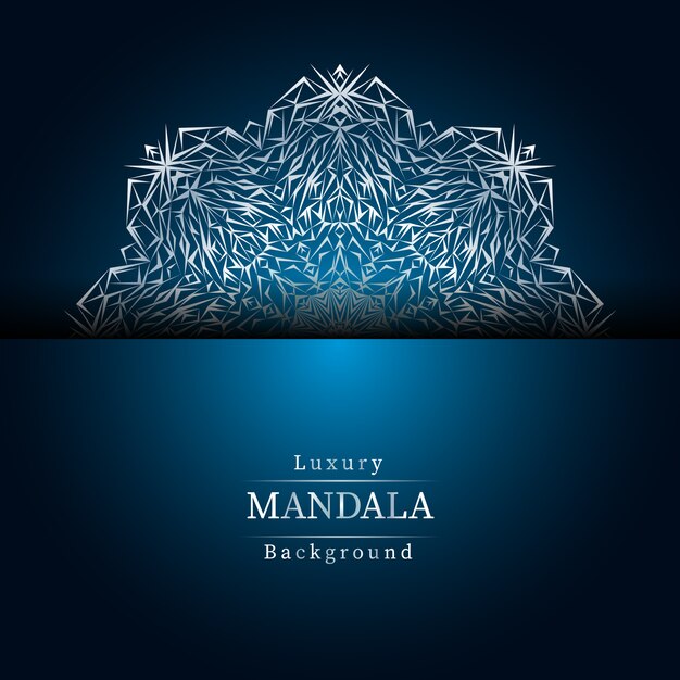 Creatieve luxe mandala achtergrond