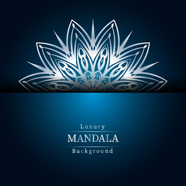 Creatieve luxe mandala achtergrond