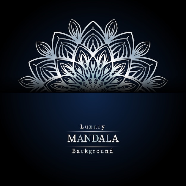 Creatieve luxe mandala achtergrond