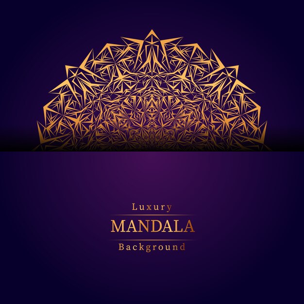 Creatieve luxe Mandala achtergrond