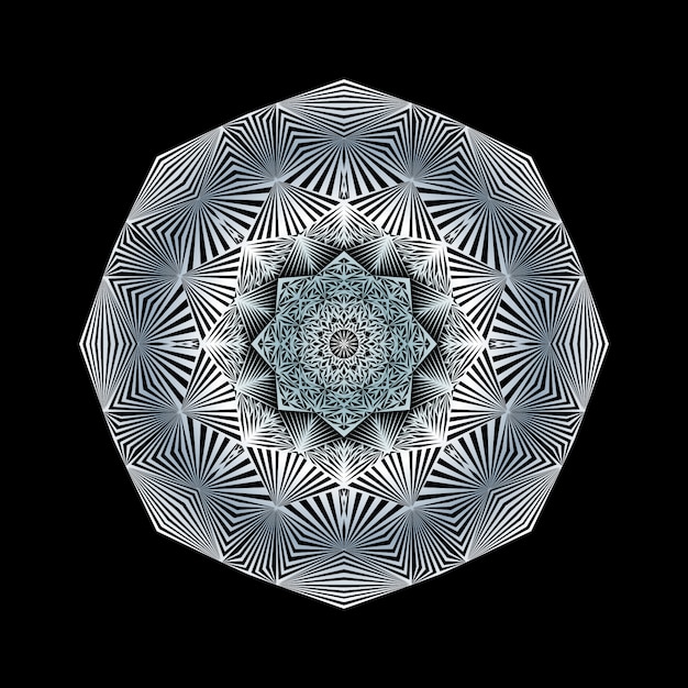 Creatieve luxe mandala achtergrond