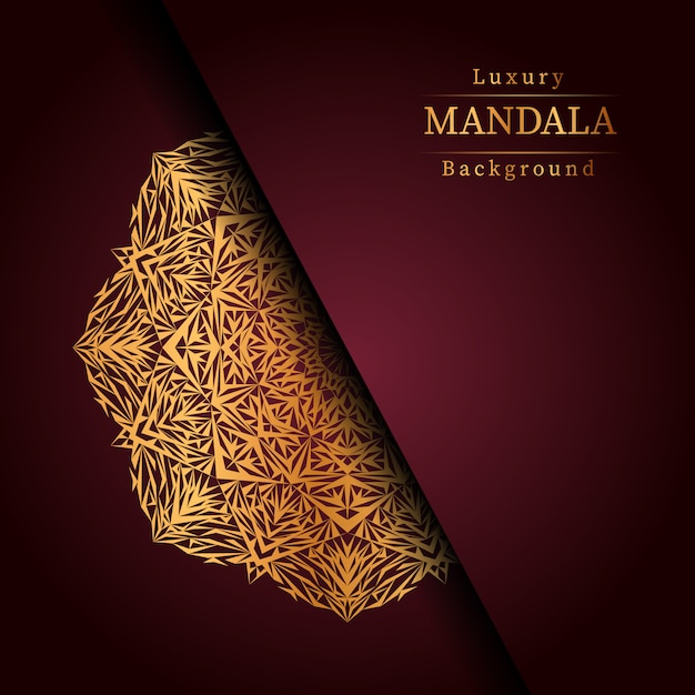 Creatieve luxe mandala achtergrond