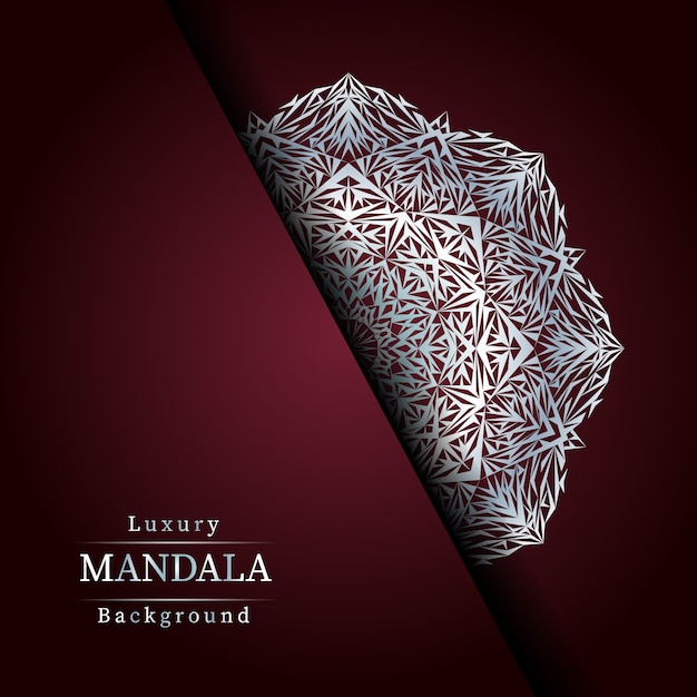 Creatieve luxe mandala achtergrond