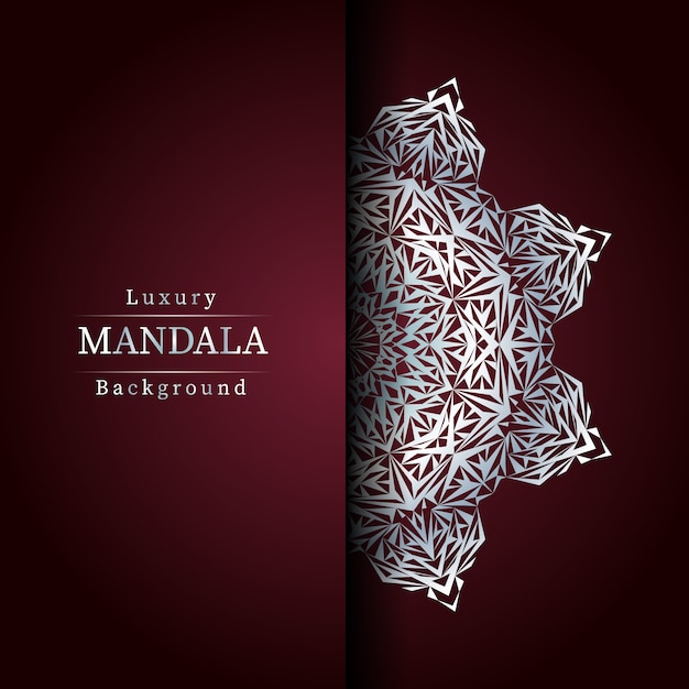 Creatieve luxe mandala achtergrond