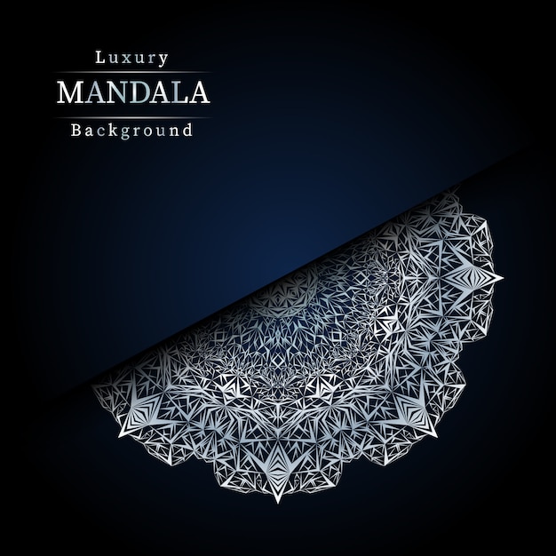 Creatieve luxe mandala achtergrond