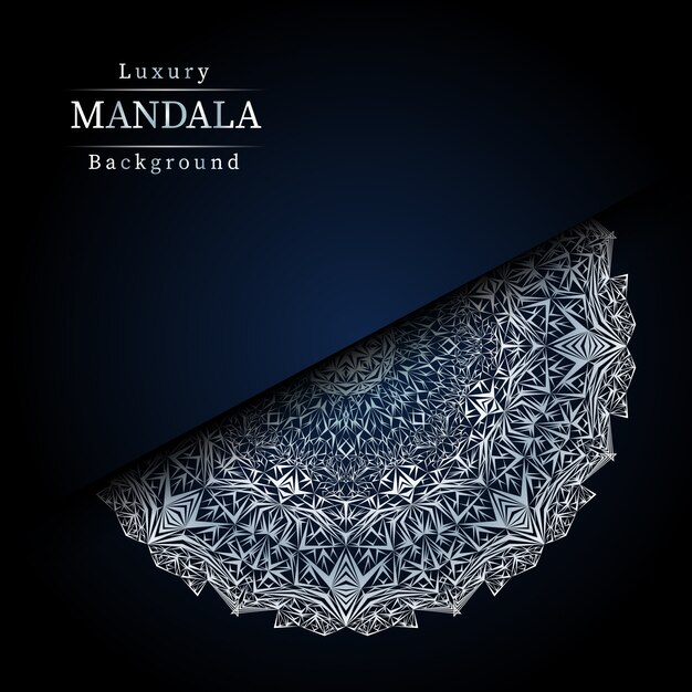 Creatieve luxe mandala achtergrond