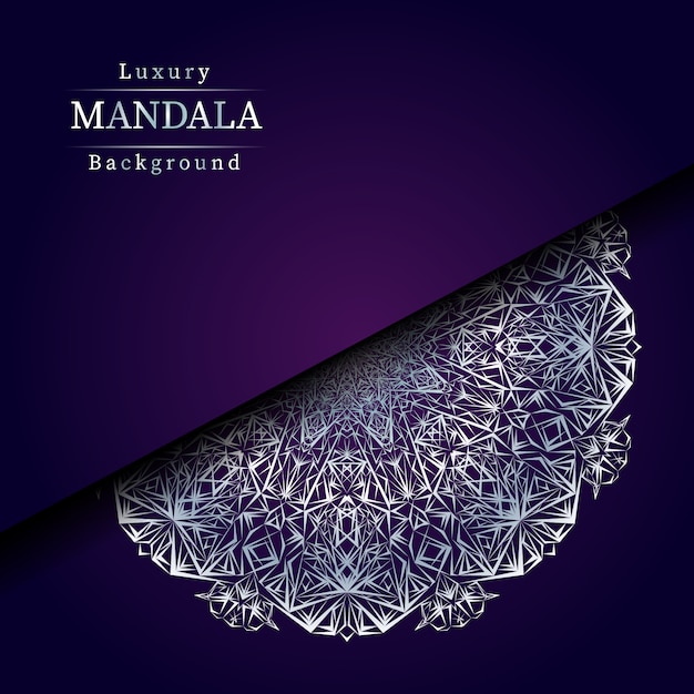 Creatieve luxe mandala achtergrond