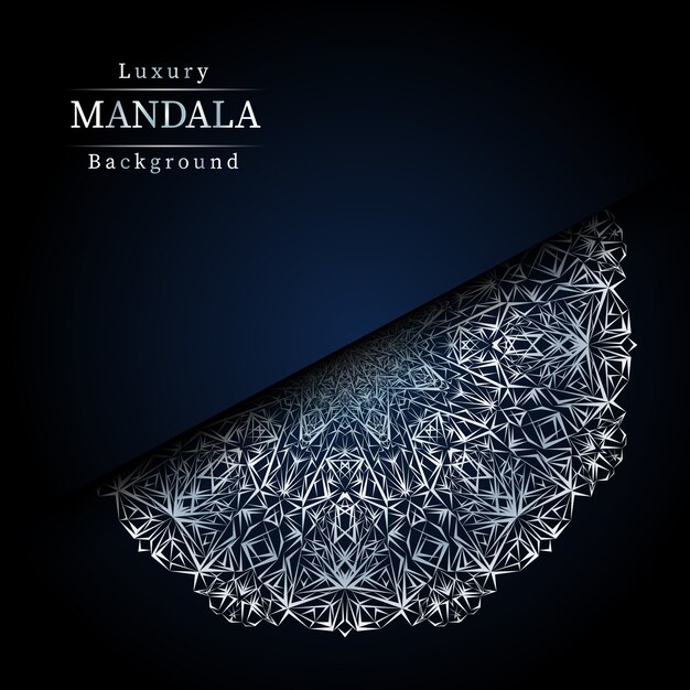 Creatieve luxe mandala achtergrond