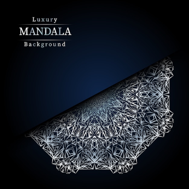 Creatieve luxe mandala achtergrond