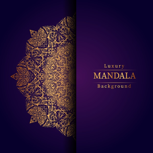 Creatieve luxe mandala achtergrond