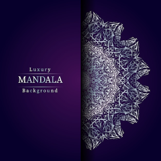 Creatieve luxe mandala achtergrond