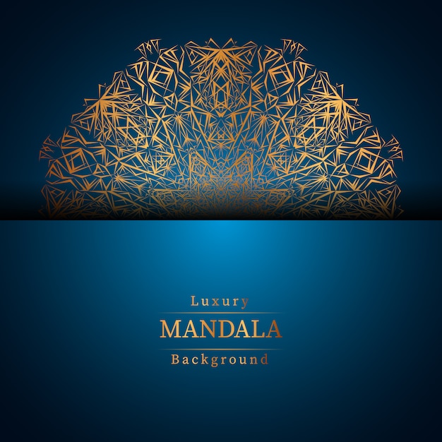 Creatieve luxe mandala achtergrond