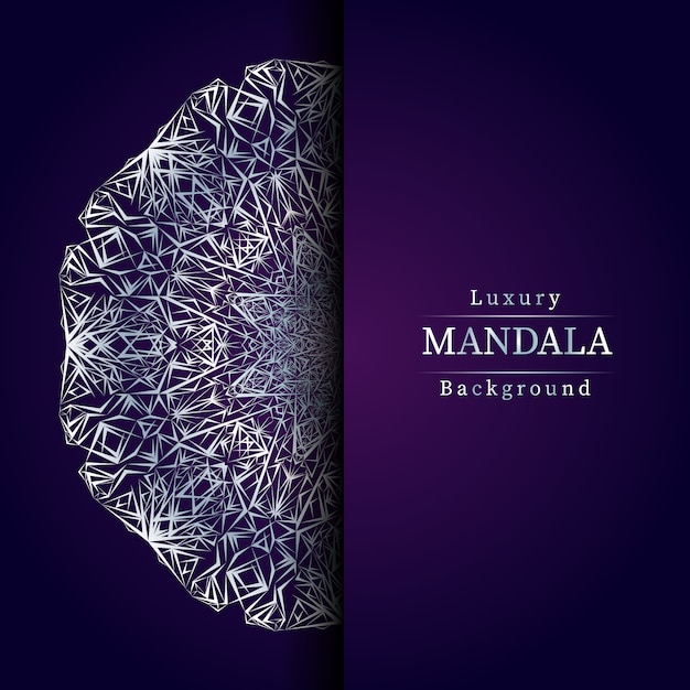 Creatieve luxe mandala achtergrond