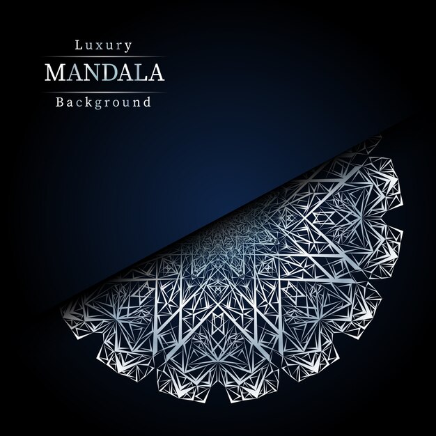 Creatieve luxe mandala achtergrond