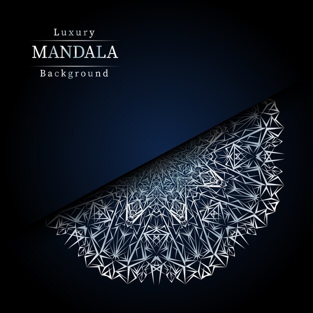 Creatieve luxe mandala achtergrond