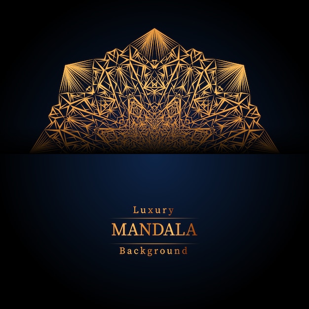 Creatieve luxe mandala achtergrond