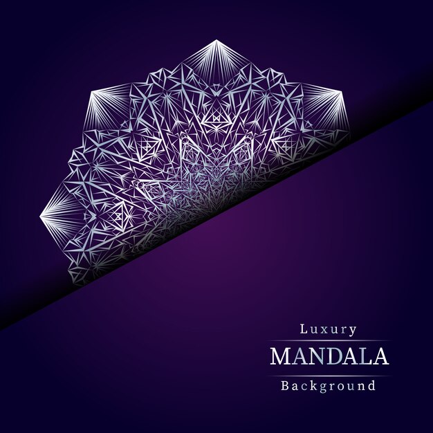 Creatieve luxe mandala achtergrond