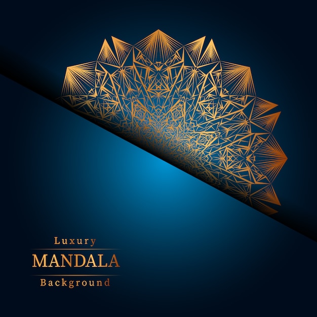 Creatieve luxe mandala achtergrond