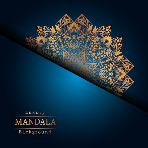 Creatieve luxe mandala achtergrond