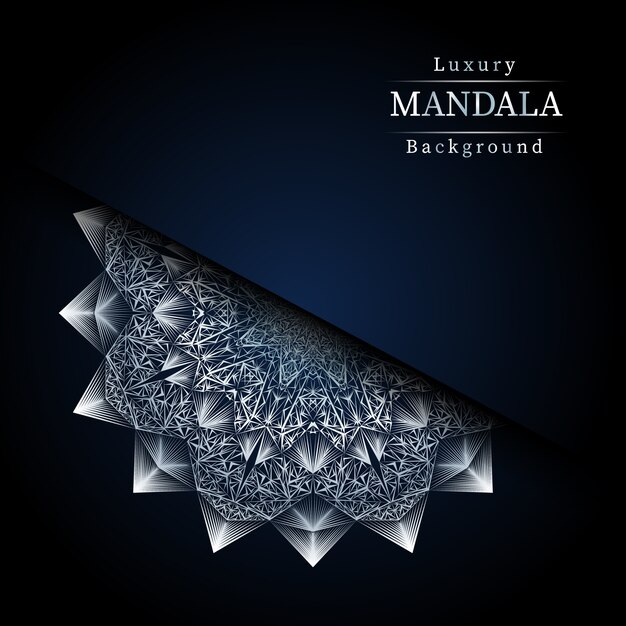Creatieve luxe mandala achtergrond
