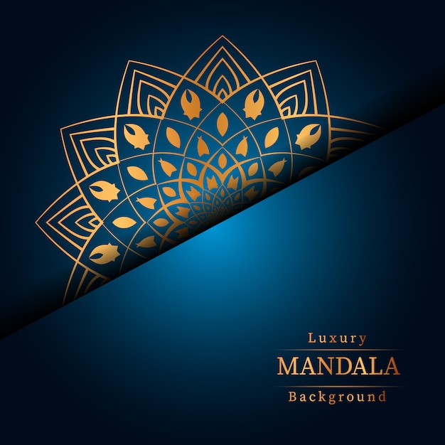 Creatieve luxe mandala achtergrond